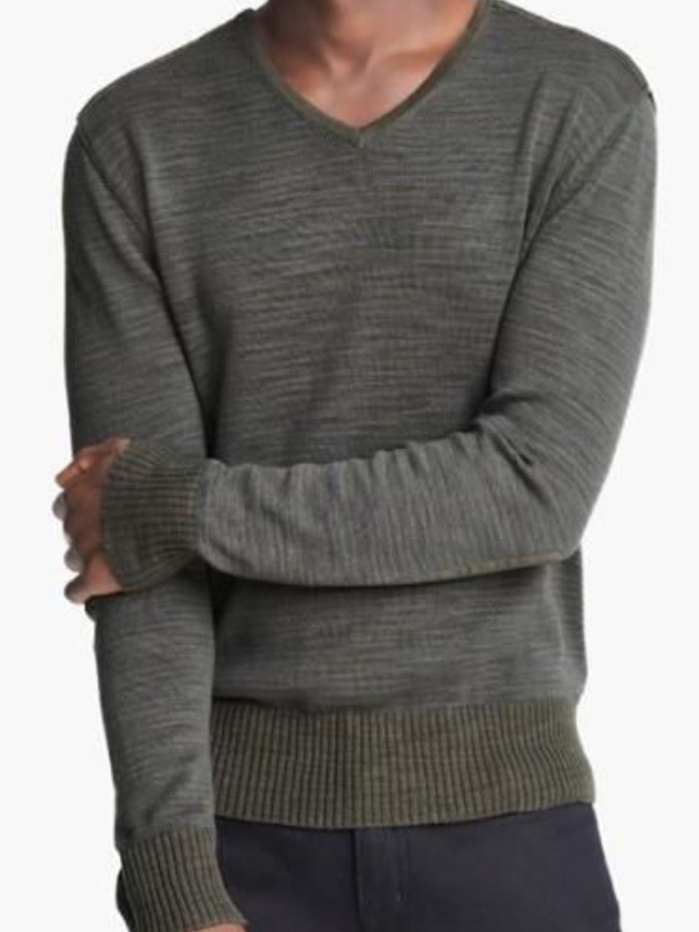 John Varvatos silk blend sweater